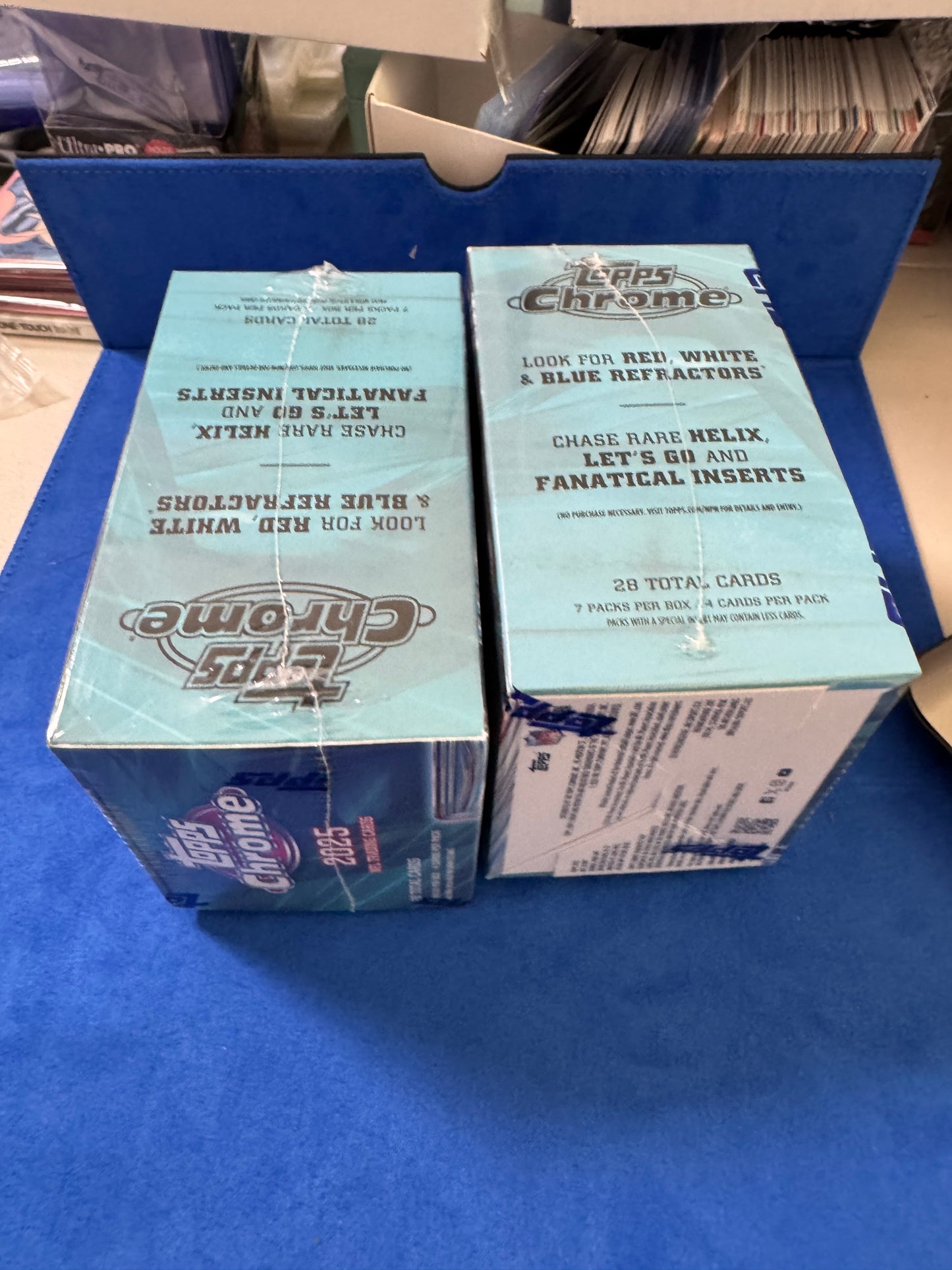 2x Blaster Boxes - 2025 Topps Chrome Football