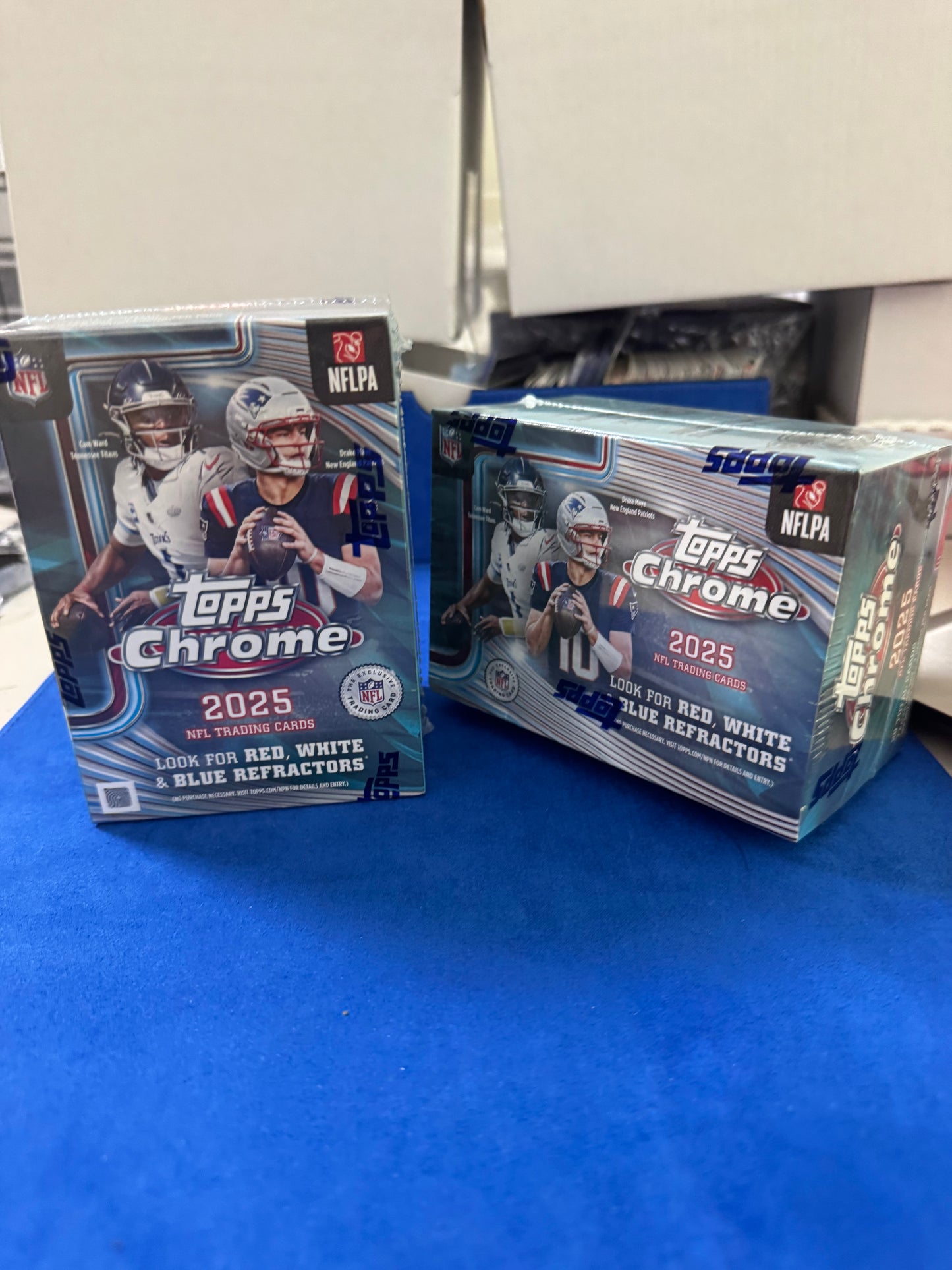 2x Blaster Boxes - 2025 Topps Chrome Football